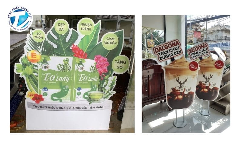 In standee dạng mô hình